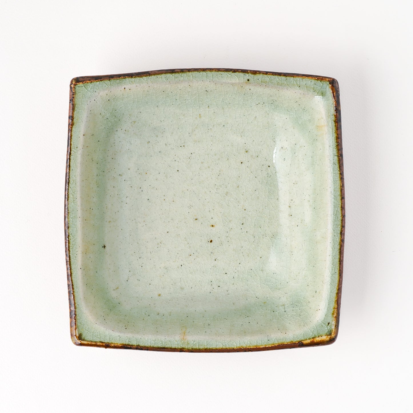 角鉢 5寸(約15cm×約15cm) 白掛 C