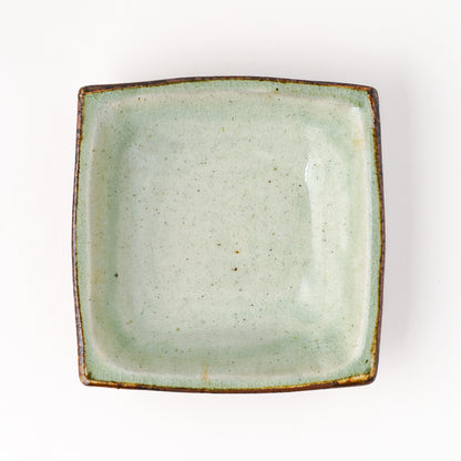 角鉢 5寸(約15cm×約15cm) 白掛 C
