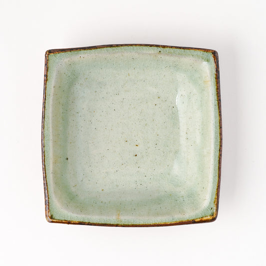角鉢 5寸(約15cm×約15cm) 白掛 C