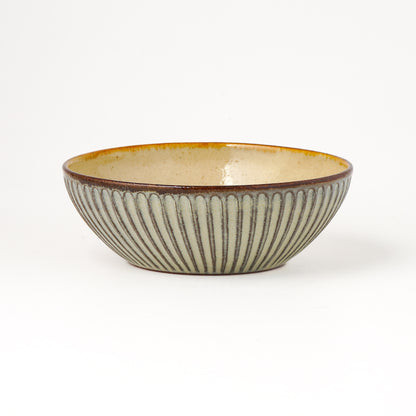 鉢 5寸(約15cm) キビ白 D