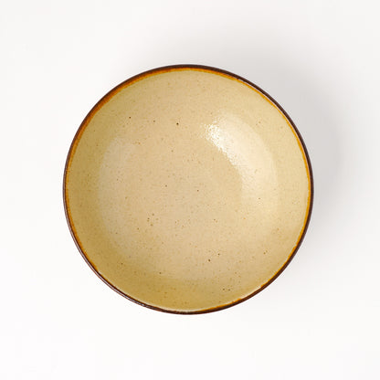 鉢 5寸(約15cm) キビ白 D