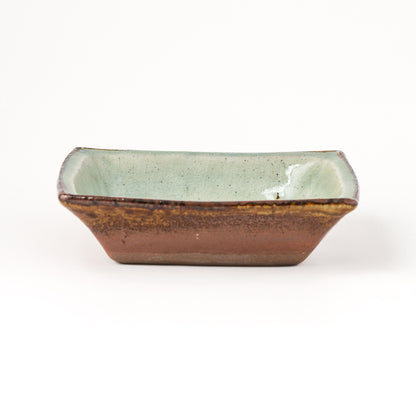 角鉢 5寸(約15cm×約15cm) 白掛 E