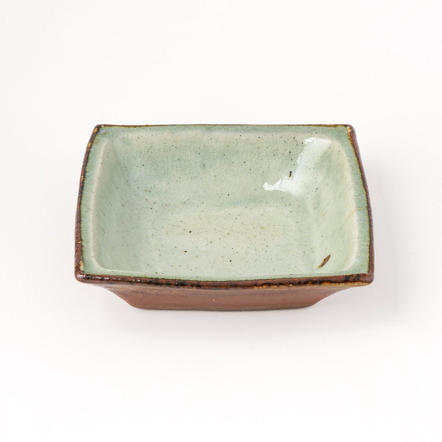 角鉢 5寸(約15cm×約15cm) 白掛 E