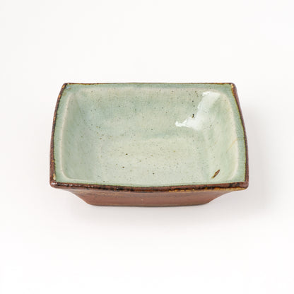 角鉢 5寸(約15cm×約15cm) 白掛 E