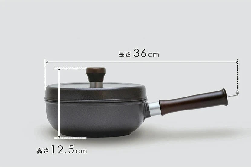 味わい鍋 片手 18cm – mono+iku 育む、暮らしの道具店 味わい鍋 片手 18cm – mono+iku 育む、暮らしの道具店