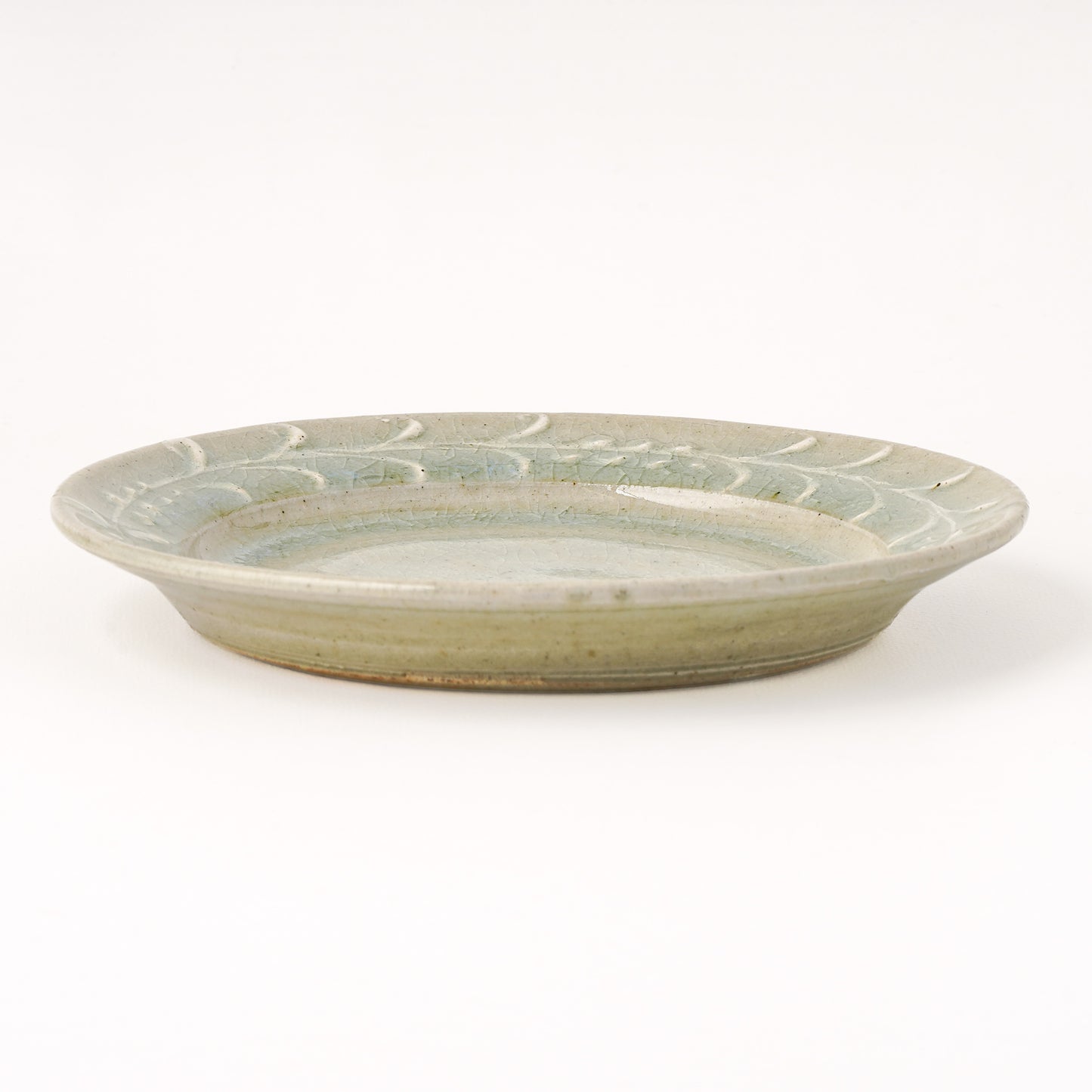 平皿 6寸(約18cm) イッチン 半磁器 A