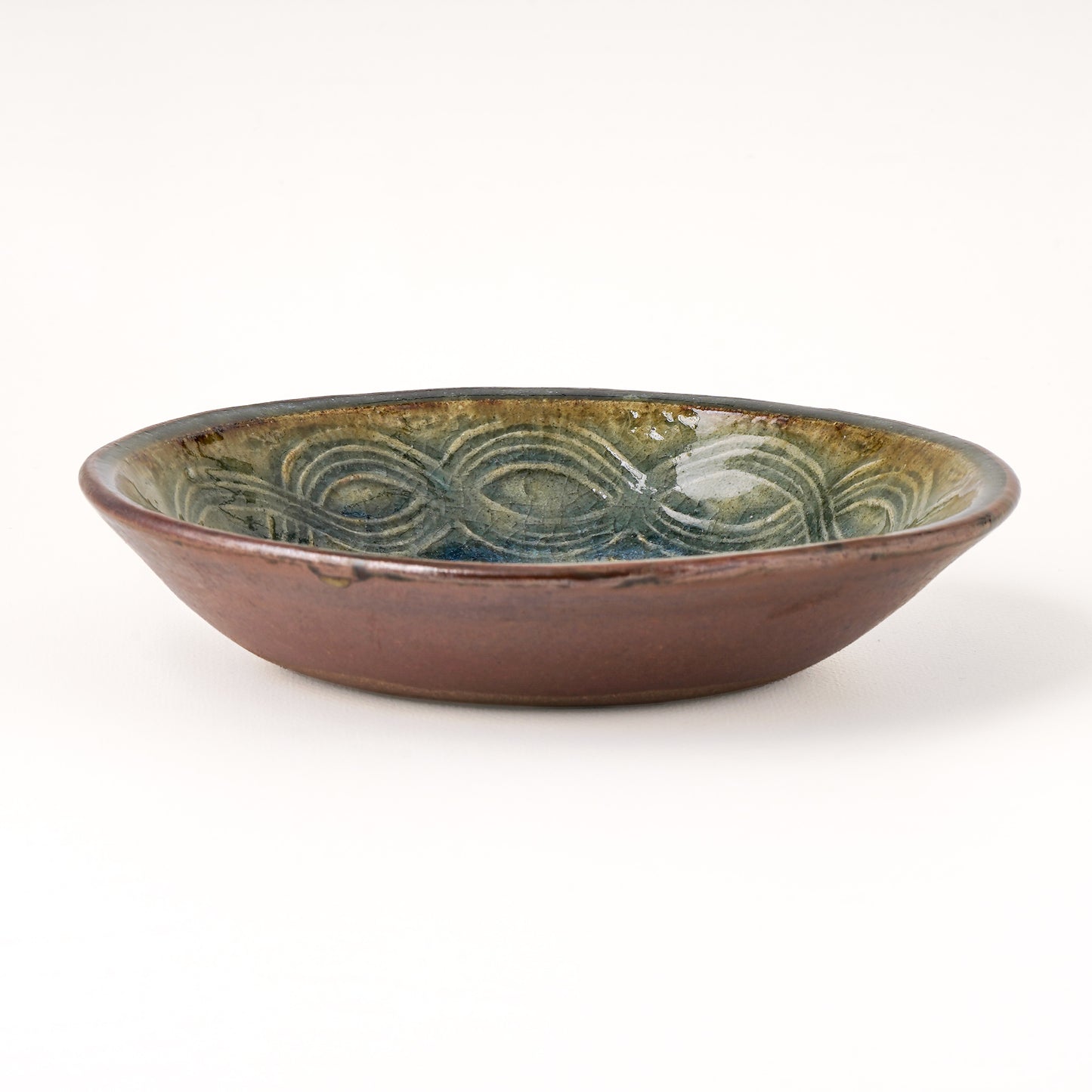 丸鉢 6寸(約18cm) 押紋 呉須 A