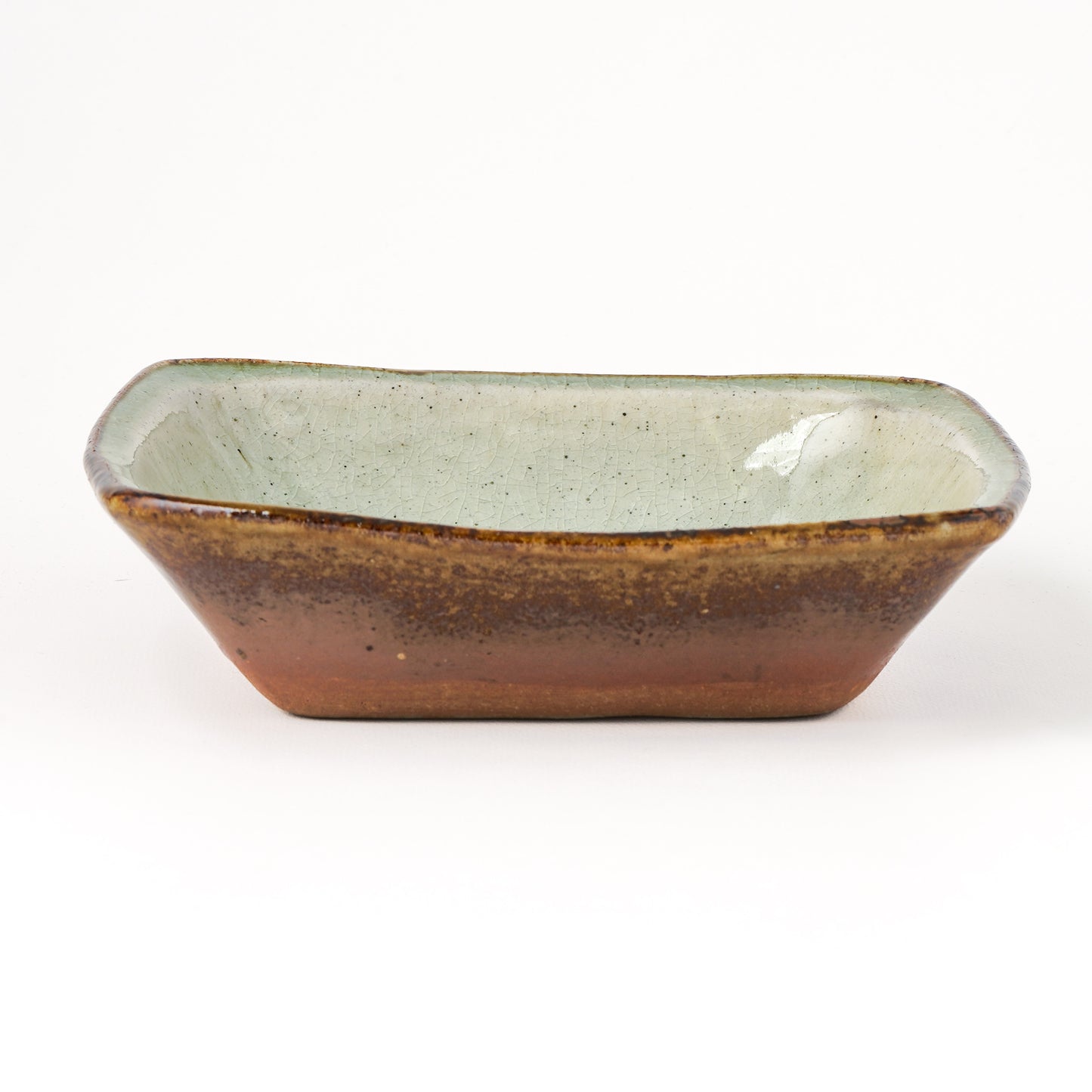 角鉢 6寸(約18cm×約18cm) 白掛 A