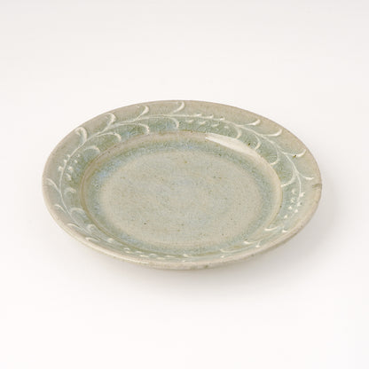平皿 6寸(約18cm) イッチン 半磁器 A