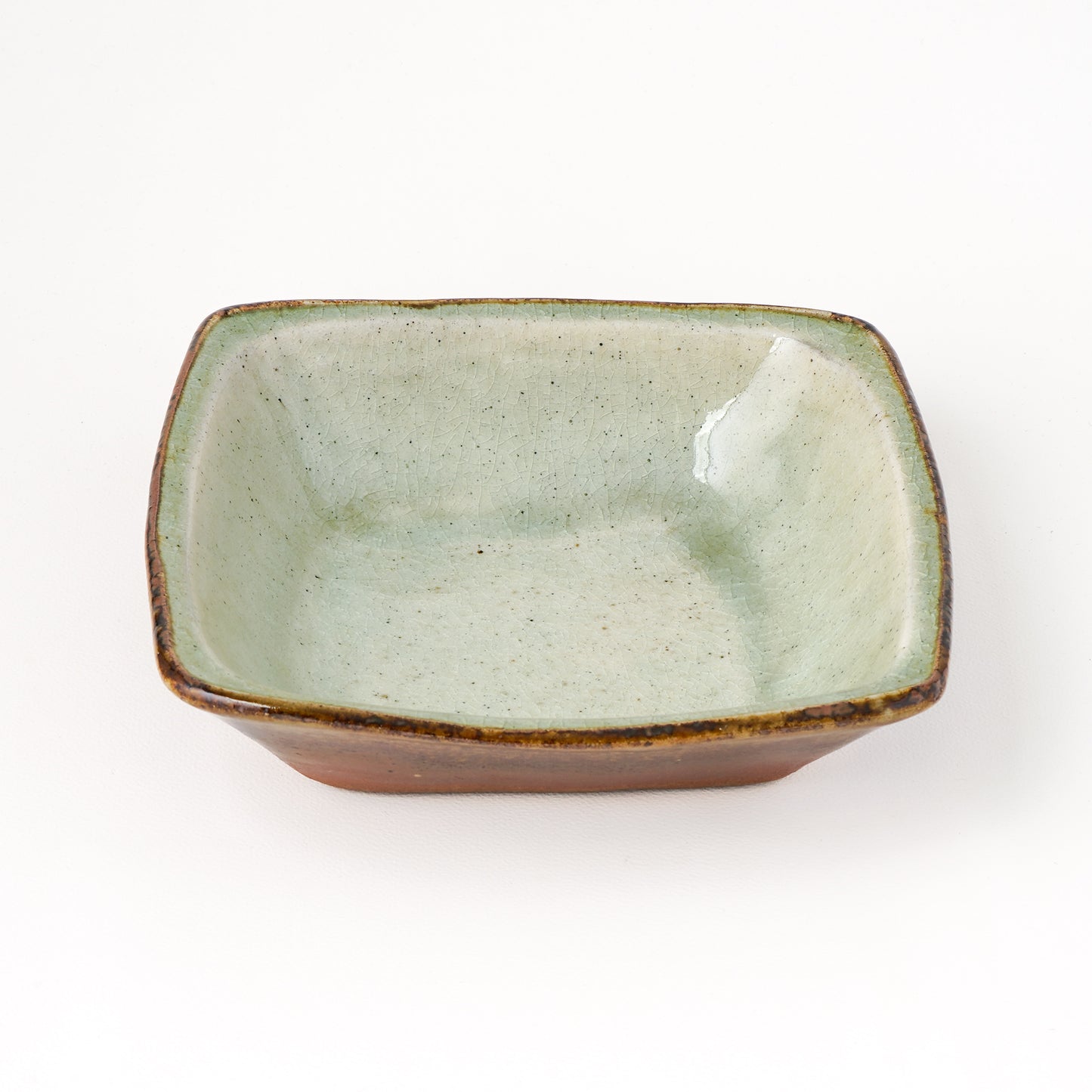 角鉢 6寸(約18cm×約18cm) 白掛 A