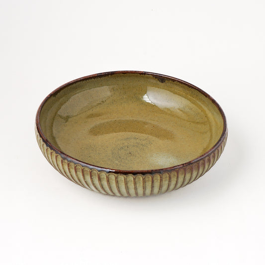 カレー皿 6寸(約18cm) キビ白 A