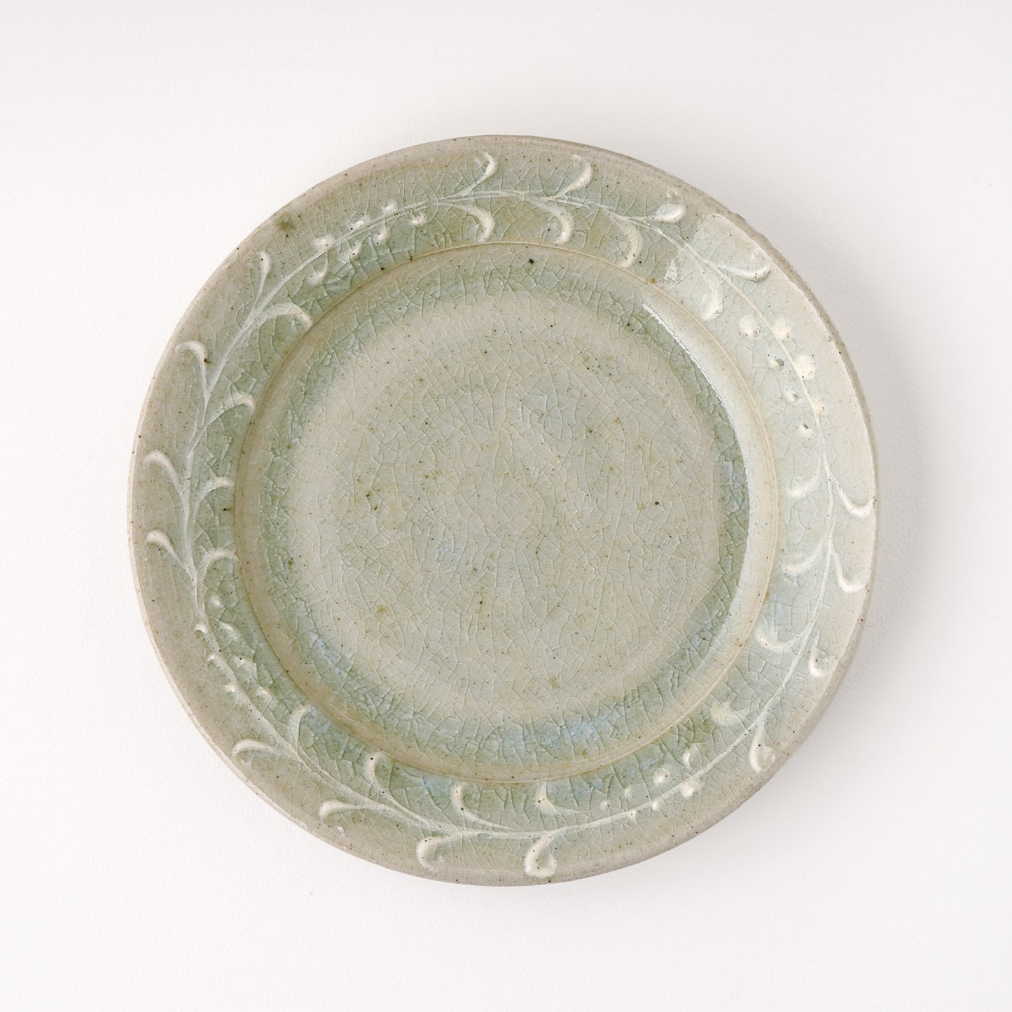 平皿 6寸(約18cm) イッチン 半磁器 A