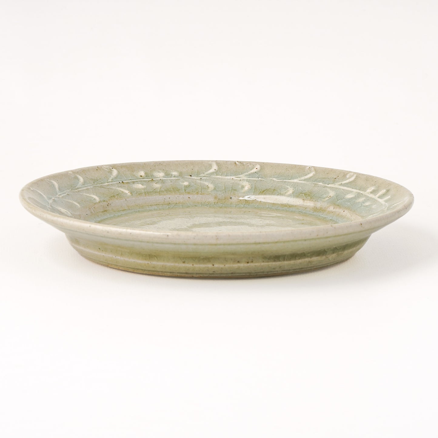 平皿 6寸(約18cm) イッチン 半磁器 B