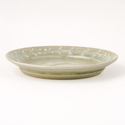 平皿 6寸(約18cm) イッチン 半磁器 B