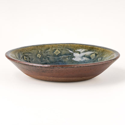丸鉢 6寸(約18cm) 押紋 呉須 B