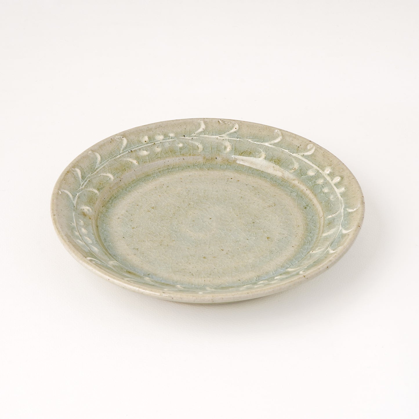 平皿 6寸(約18cm) イッチン 半磁器 B