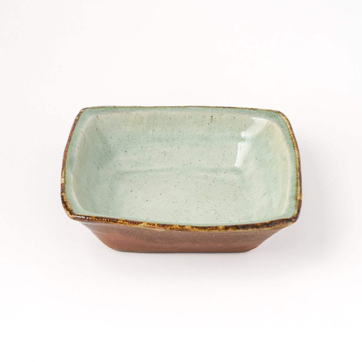 角鉢 6寸(約18cm×約18cm) 白掛 B