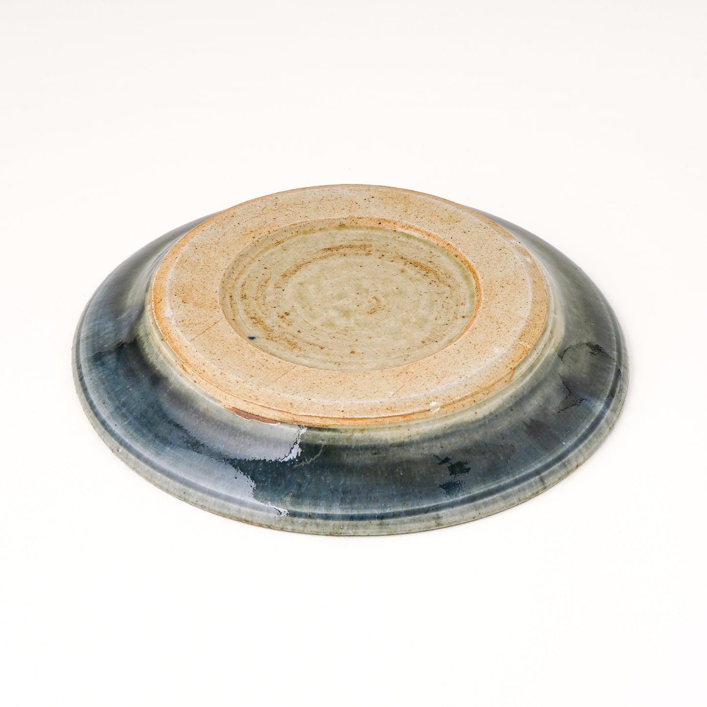 平皿 6寸(約18cm) イッチン 呉須 B