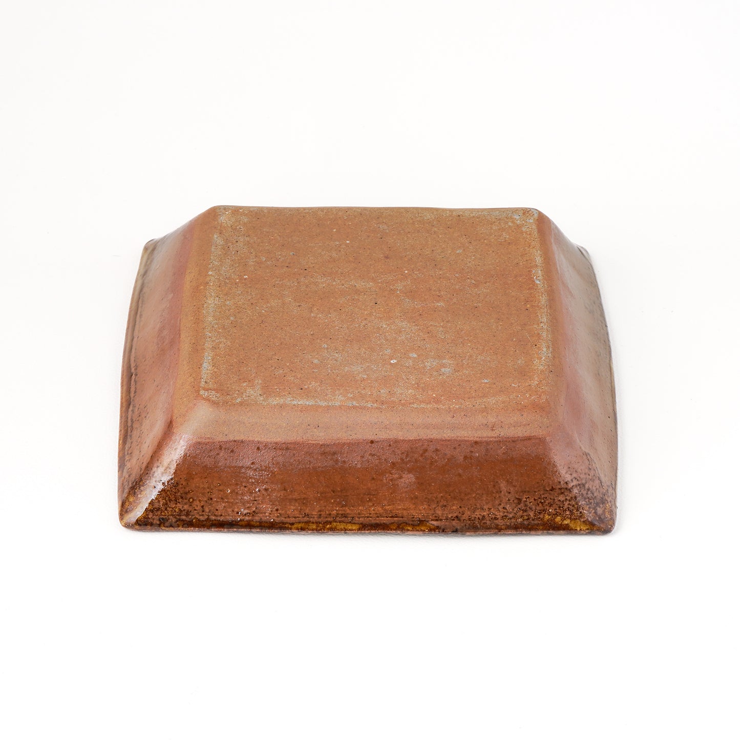 角皿 6寸(約18cm×約18cm) 白掛 B
