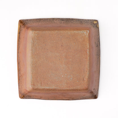 角皿 6寸(約18cm×約18cm) 白掛 B