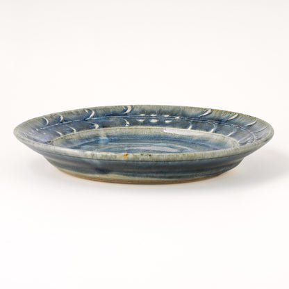 平皿 6寸(約18cm) イッチン 呉須 C