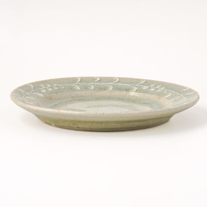 平皿 6寸(約18cm) イッチン 半磁器 C
