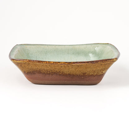 角鉢 6寸(約18cm×約18cm) 白掛 C