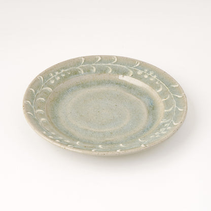 平皿 6寸(約18cm) イッチン 半磁器 C