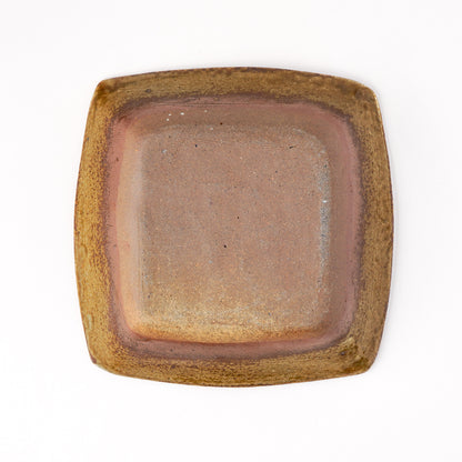 角鉢 6寸(約18cm×約18cm) 白掛 C