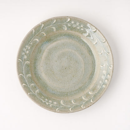 平皿 6寸(約18cm) イッチン 半磁器 C