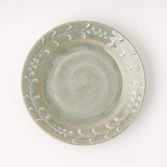 平皿 6寸(約18cm) イッチン 半磁器 C