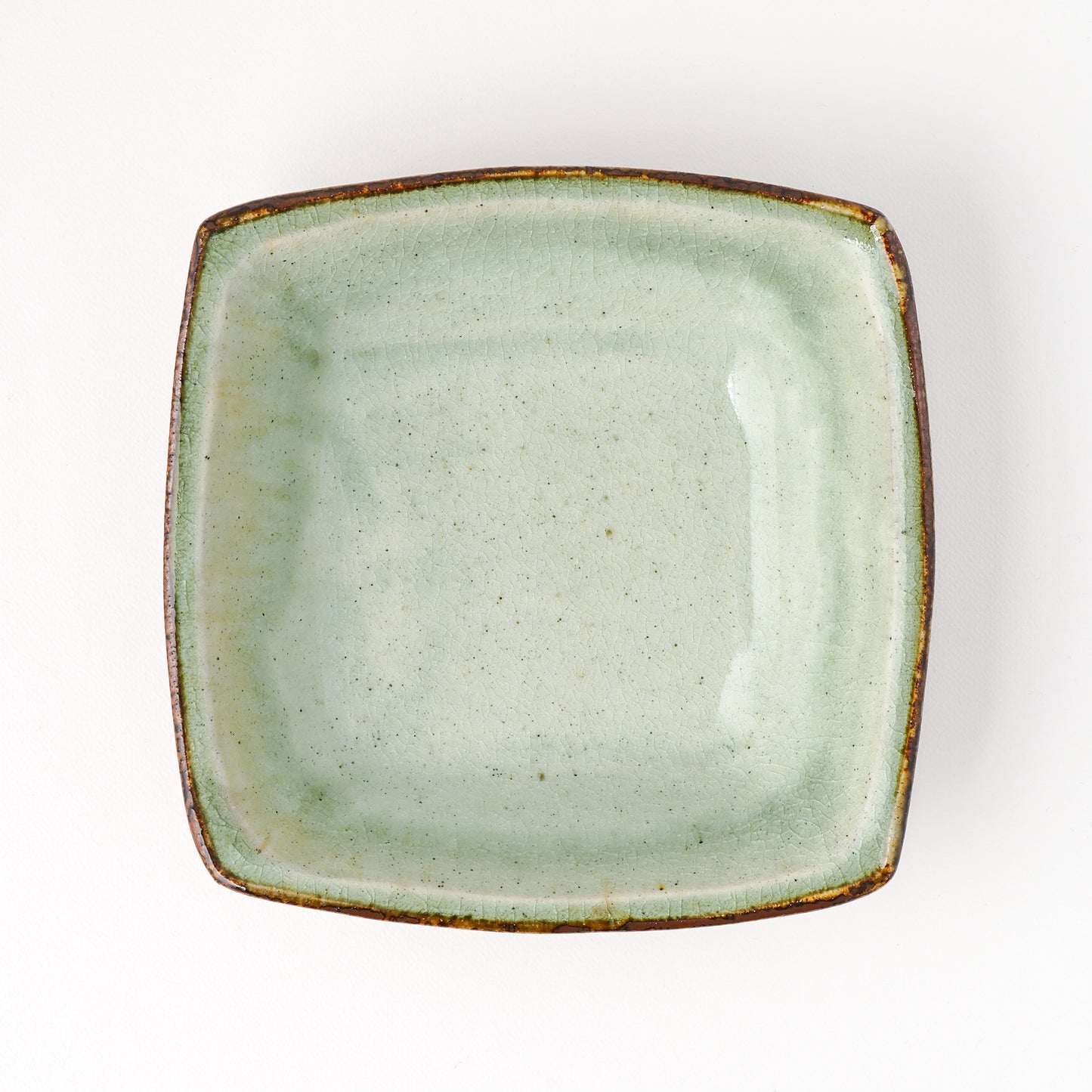 角鉢 6寸(約18cm×約18cm) 白掛 C