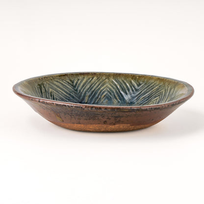 丸鉢 6寸(約18cm) 押紋 呉須 D