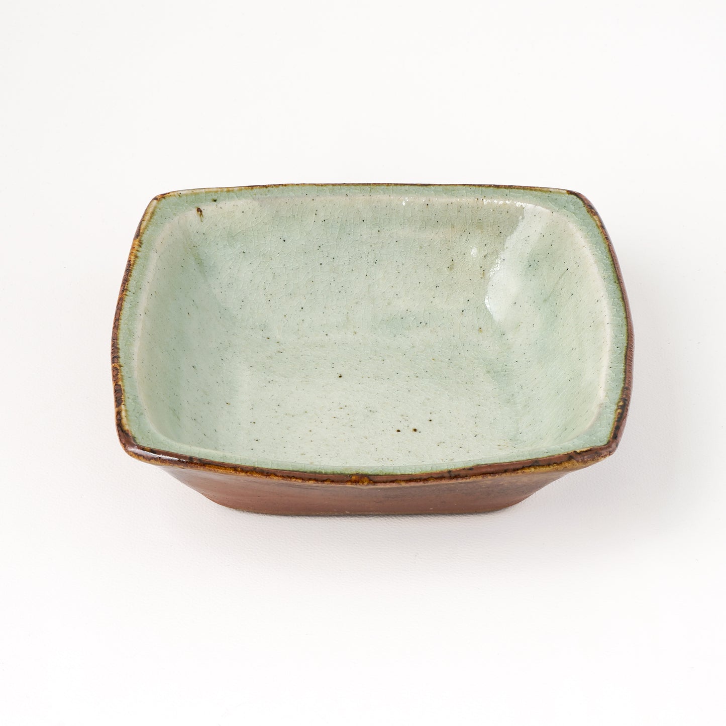 角鉢 6寸(約18cm×約18cm) 白掛 D