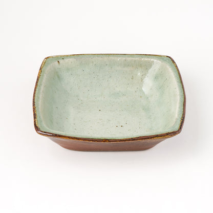 角鉢 6寸(約18cm×約18cm) 白掛 D