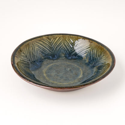 丸鉢 6寸(約18cm) 押紋 呉須 F