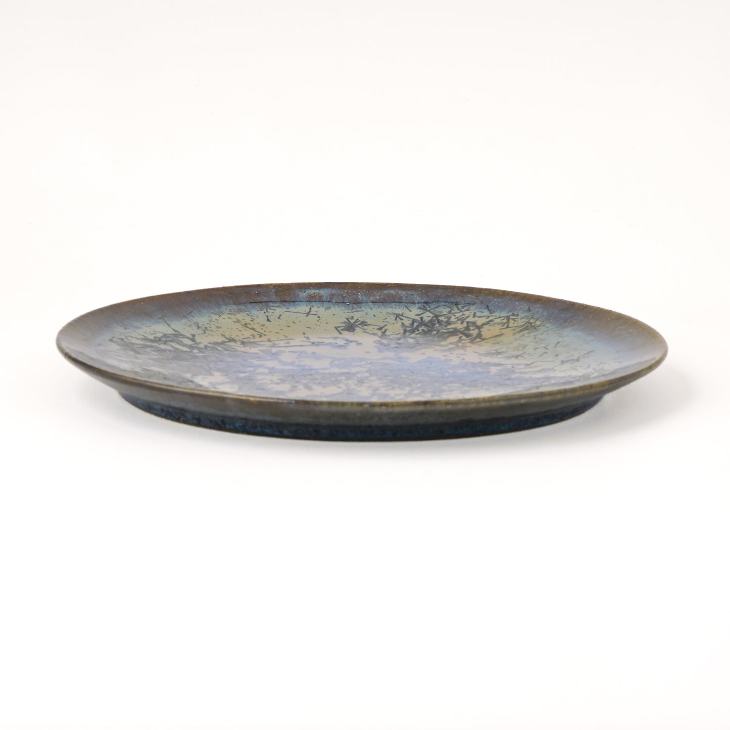 皿 7寸(約21cm) 青 A