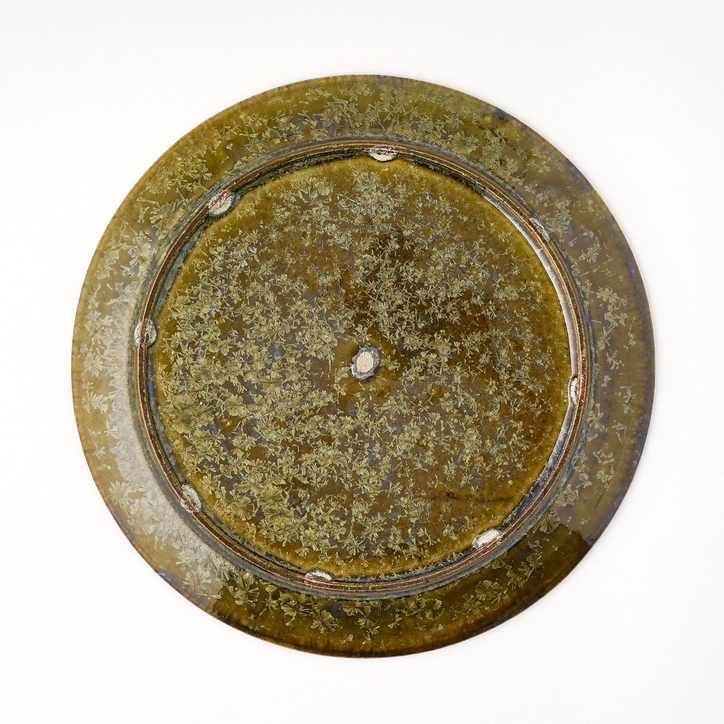 皿 7寸(約21cm) 緑 A