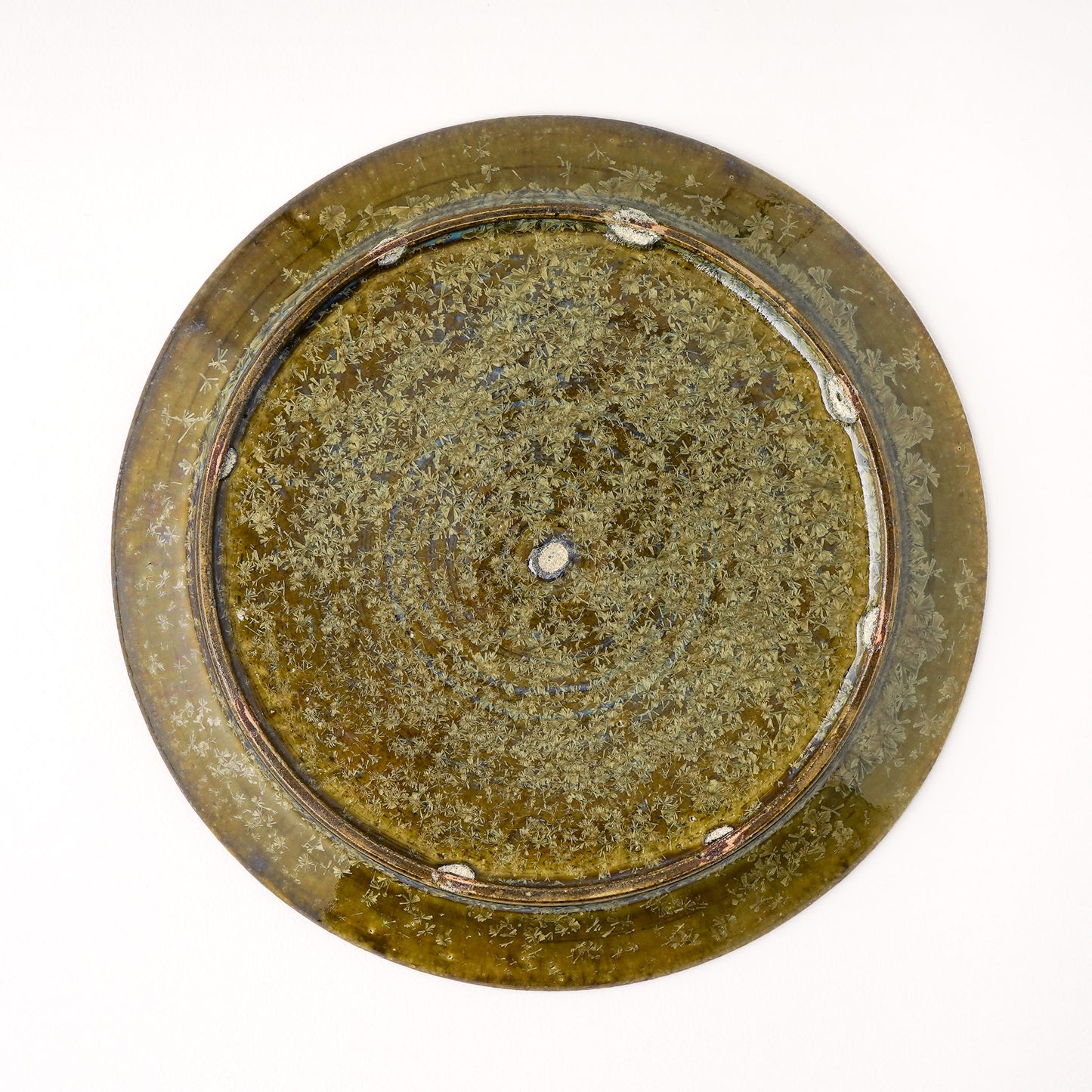 皿 7寸(約21cm) 緑 B