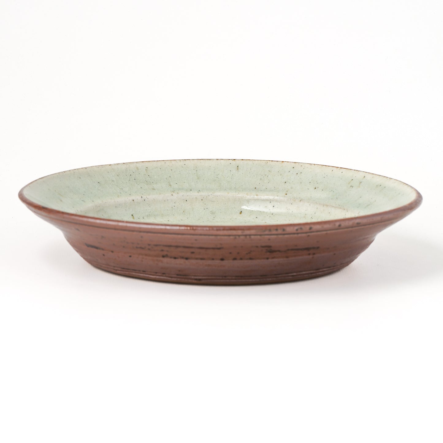皿 7寸(約21cm) 白掛 C