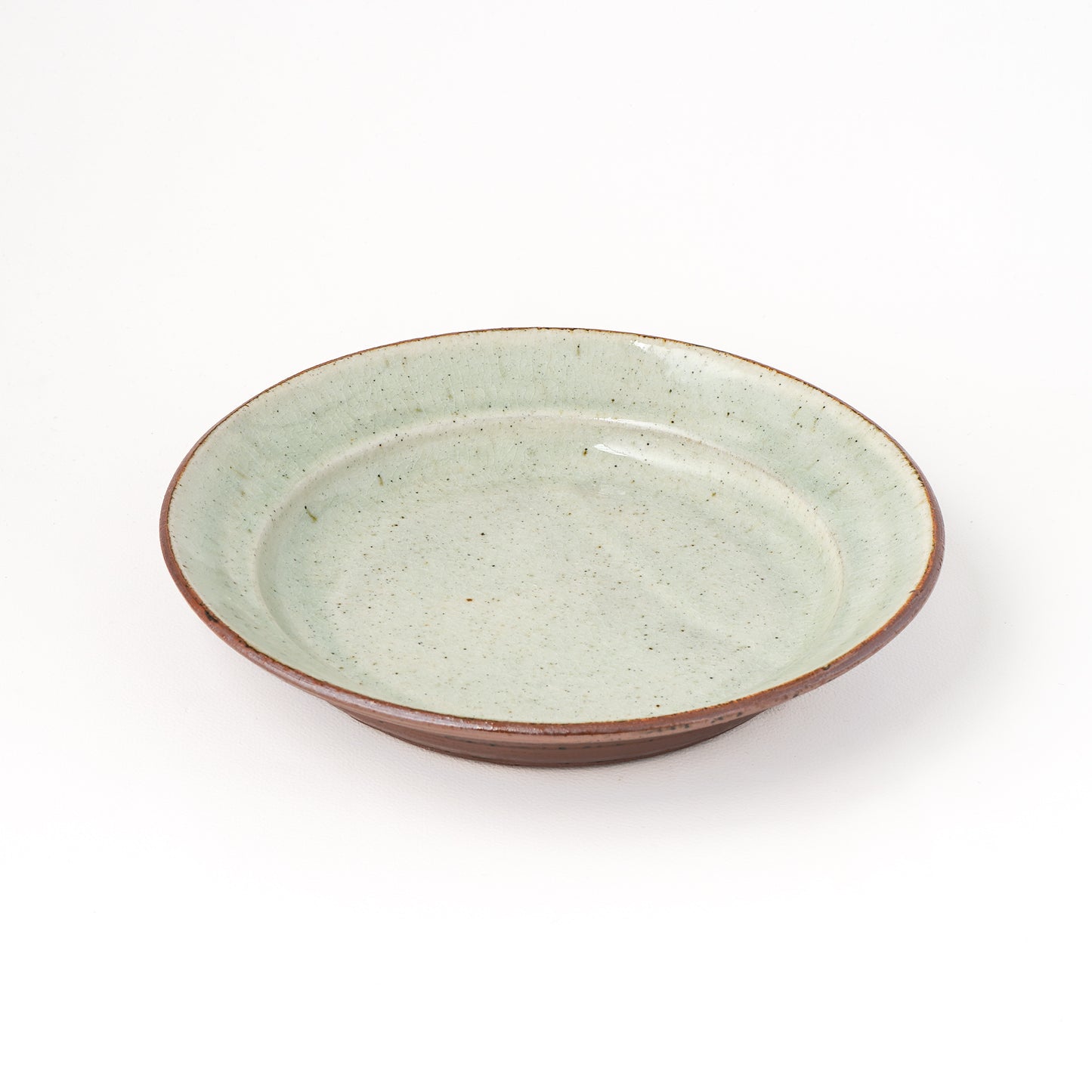 皿 7寸(約21cm) 白掛 C