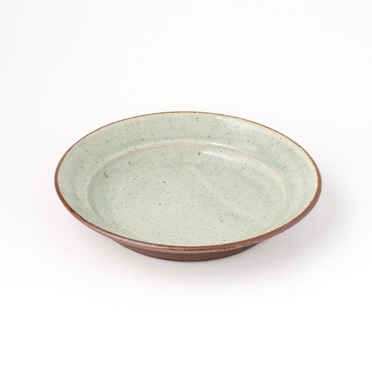 皿 7寸(約21cm) 白掛 C