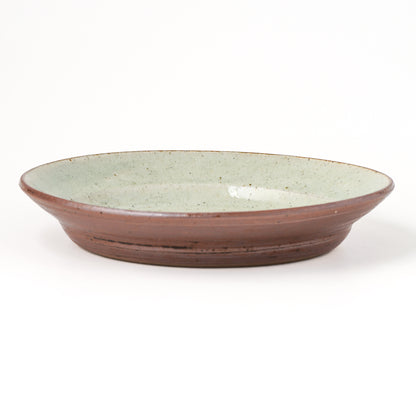 皿 7寸(約21cm) 白掛 D