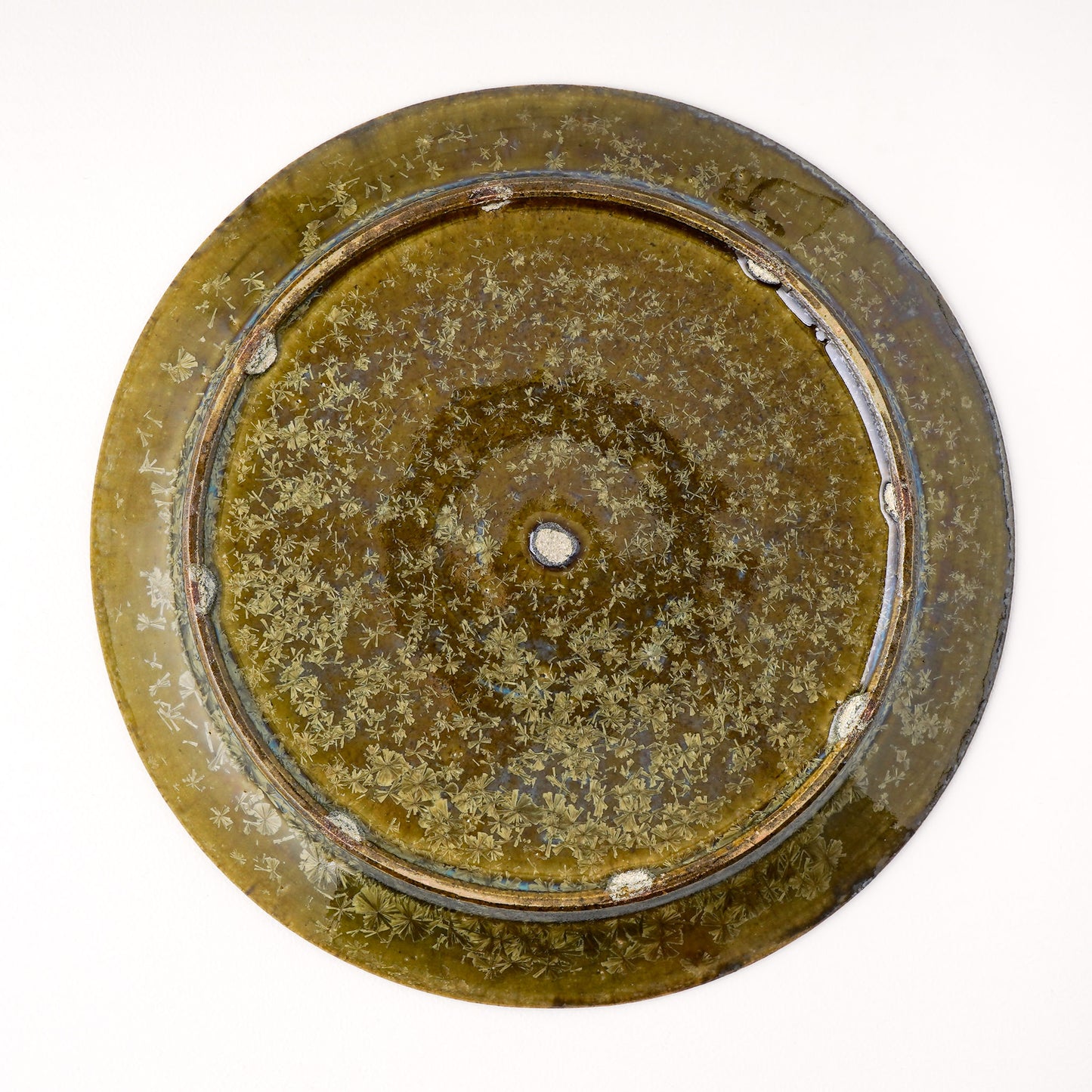 皿 7寸(約21cm) 緑 D