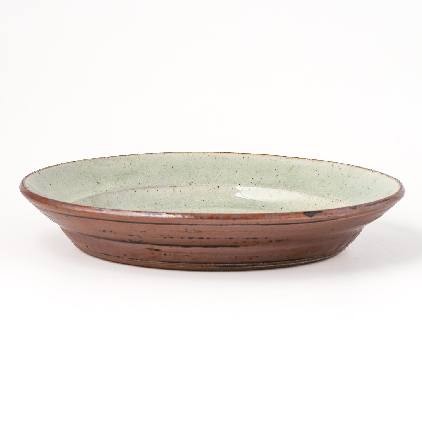 皿 7寸(約21cm) 白掛 E