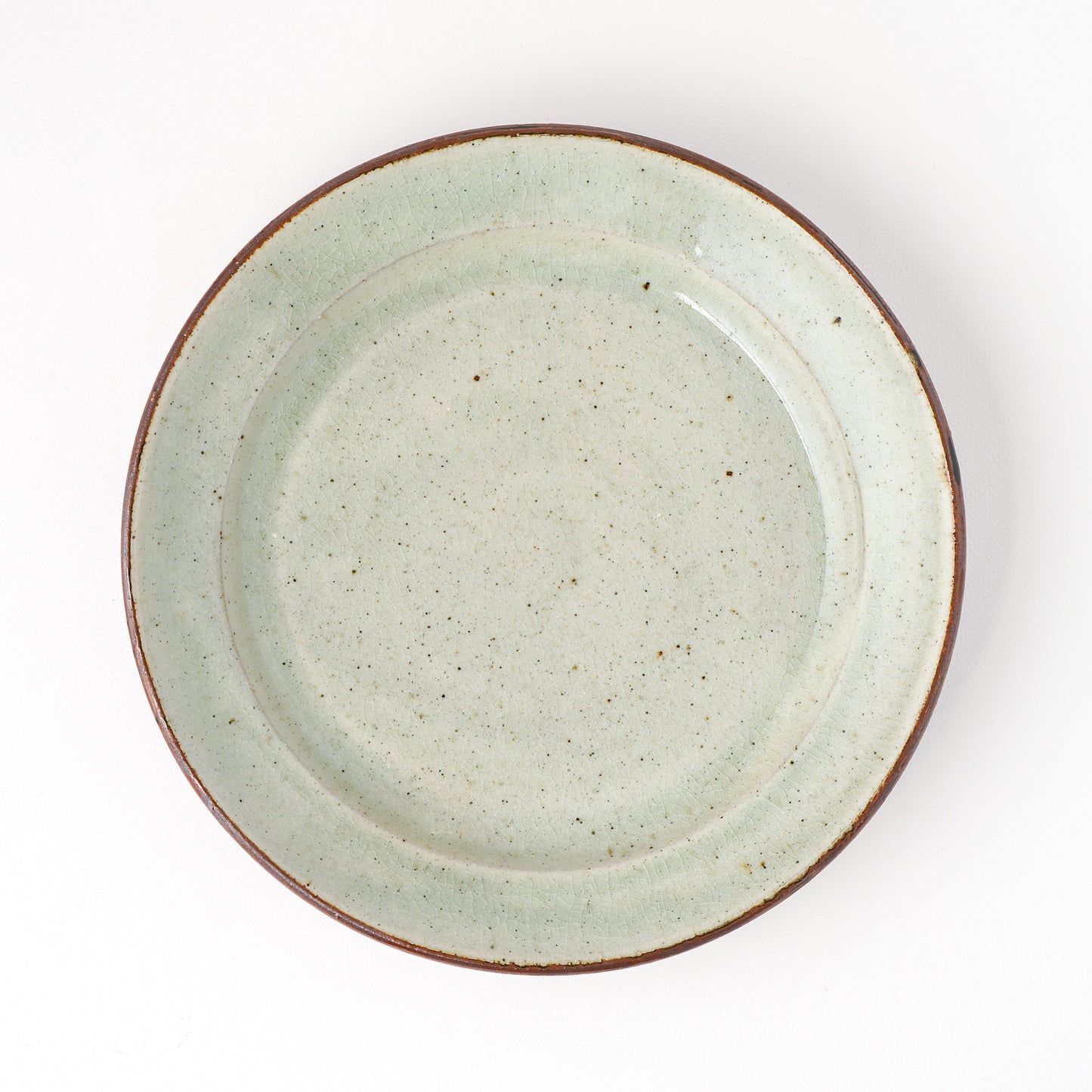 皿 7寸(約21cm) 白掛 E