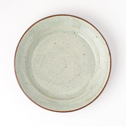 皿 7寸(約21cm) 白掛 E