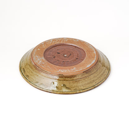 皿 7寸(約21cm) 灰釉 G