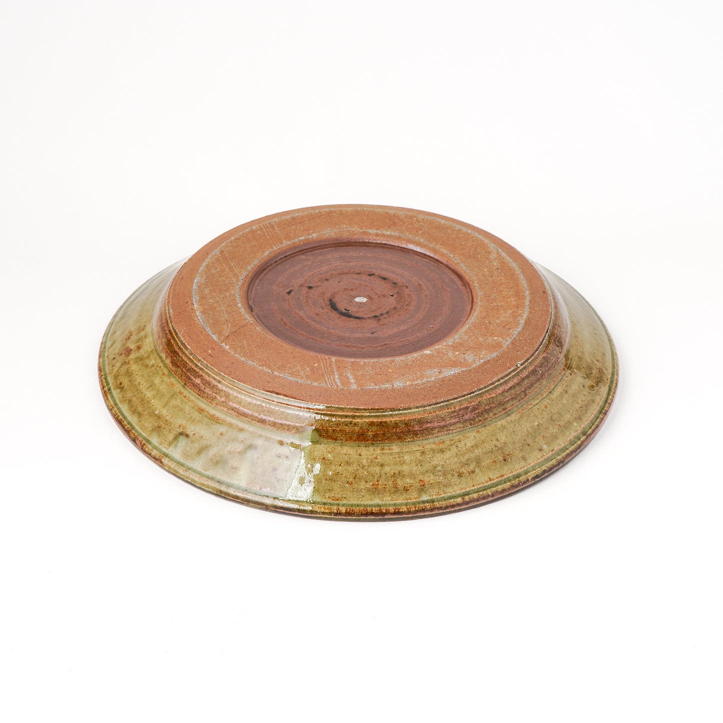 皿 7寸(約21cm) 灰釉 J