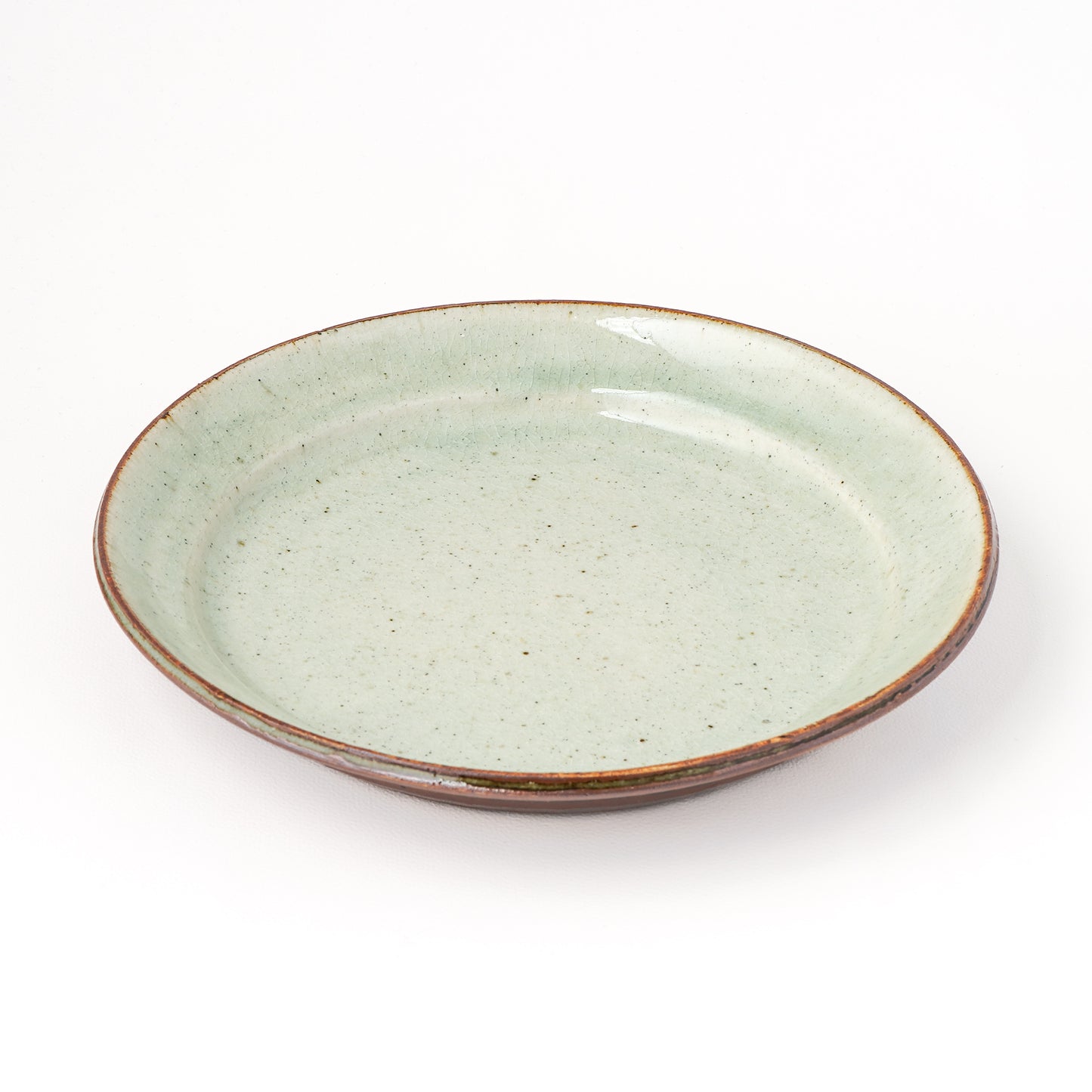 皿 8寸(約24cm) 白掛 A
